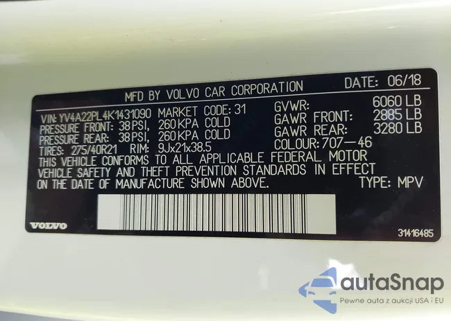 YV4A22PL4K1431090: 42755394