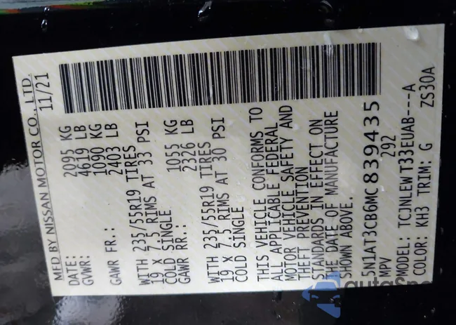 5N1AT3CB6MC839435: 42755456