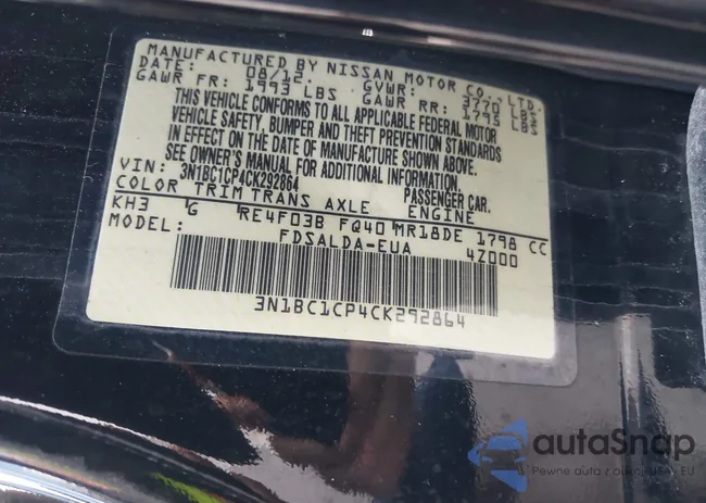 3N1BC1CP4CK292864: 42755551