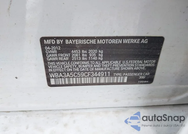 WBA3A5C59CF344911: 42755600