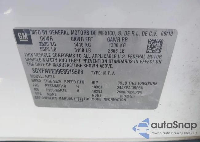 3GYFNEE39ES519506: 42756316