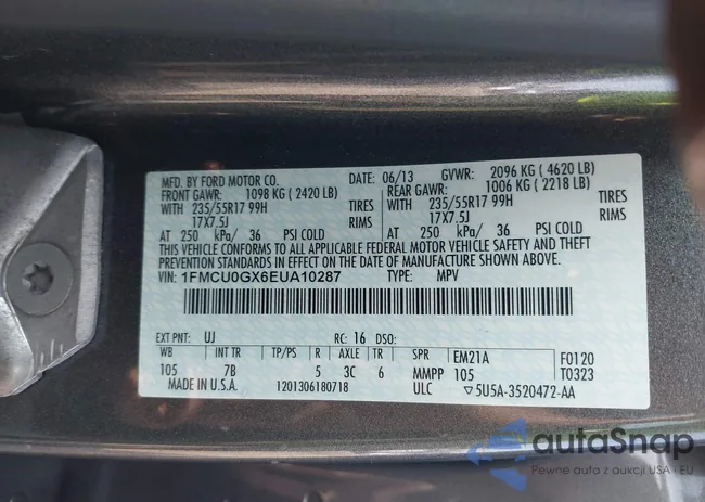 1FMCU0GX6EUA10287: 42756360