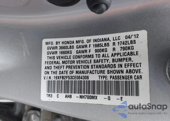 19XFB2F53CE064306: 42756374