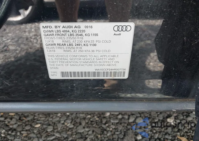 WA1ECCFS4HR007736: 42756503