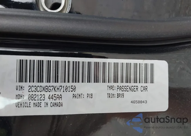 2C3CDXBG7KH710150: 42755720