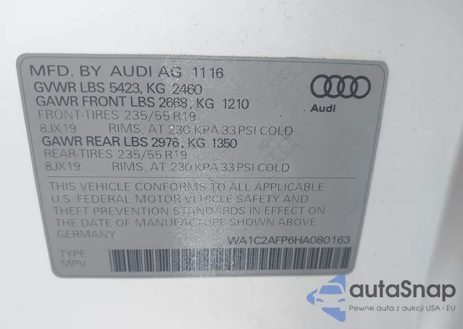 WA1C2AFP6HA080163: 42755889