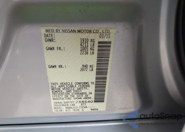 1N4AL3AP7FC288640: 42755982