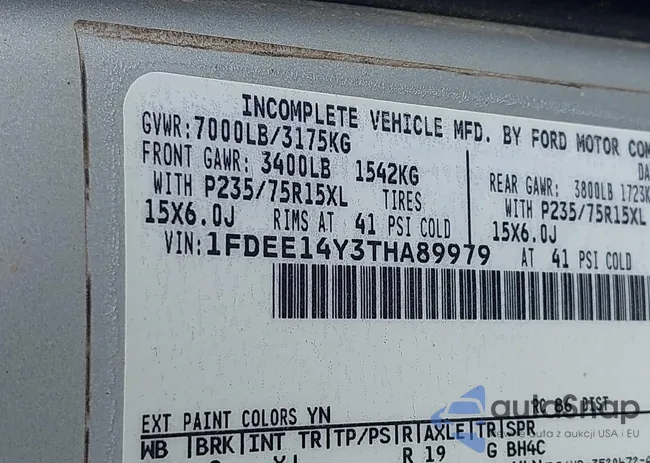 1FDEE14Y3THA89979: 42757116