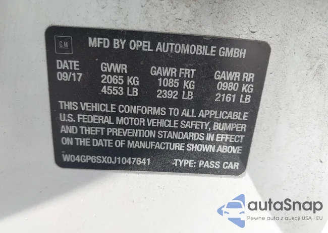 W04GP6SX0J1047641: 42757200