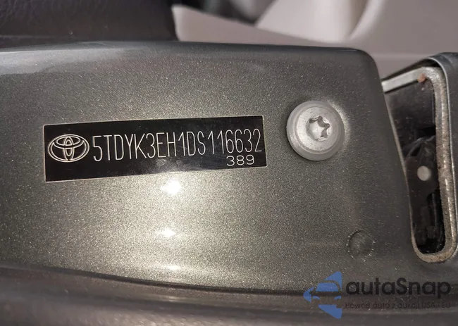 5TDYK3EH1DS116632: 42757240