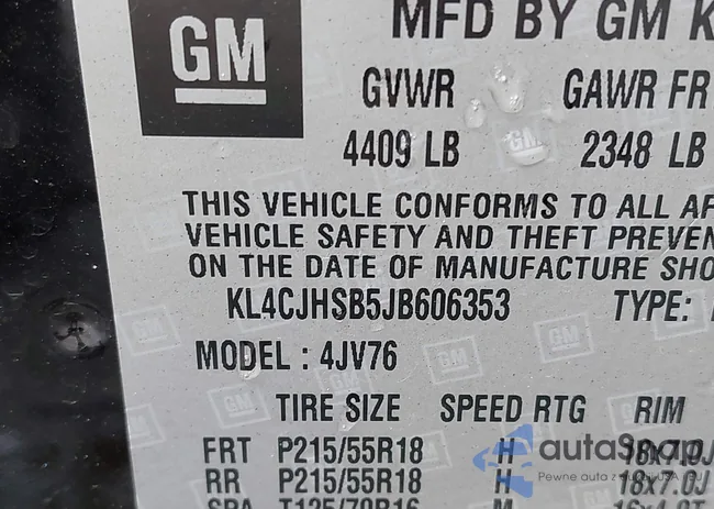 KL4CJHSB5JB606353: 42757367