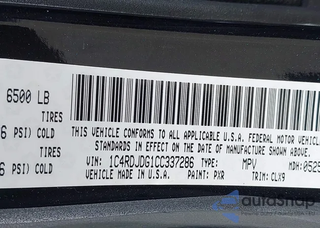 1C4RDJDG1CC337286: 42757596