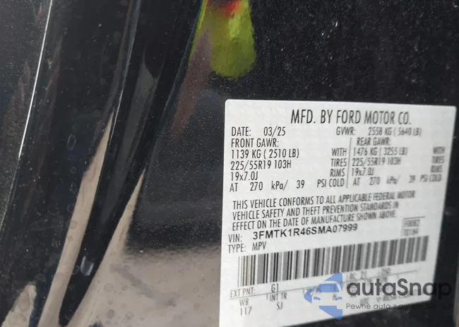 3FMTK1R46SMA07999: 42757645