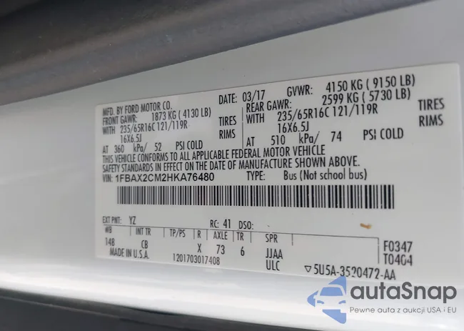 1FBAX2CM2HKA76480: 42757002