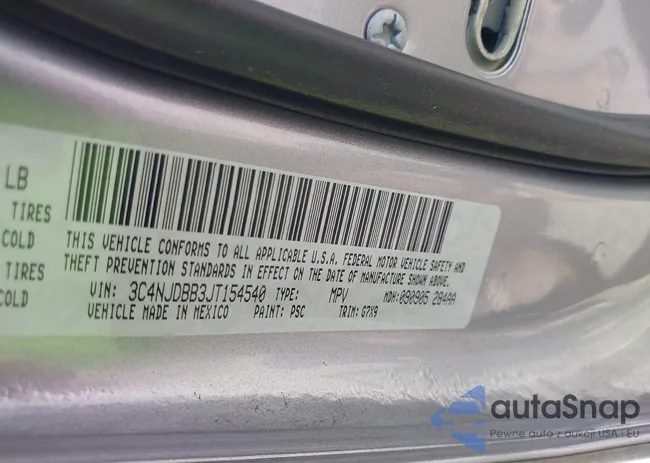 3C4NJDBB3JT154540: 42758181