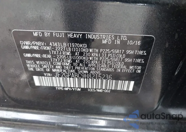 JF2GPABC9H8215236: 42758191