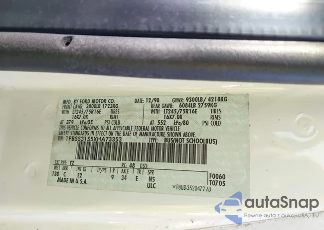 1FBSS31S5XHA73353: 42758210