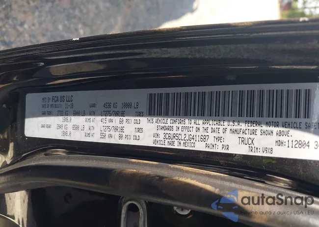 3C6UR5CL2JG411687: 42758228