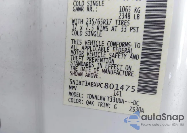 5N1BT3ABXPC801475: 42758414