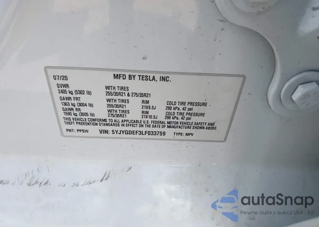 5YJYGDEF3LF033759: 42757682