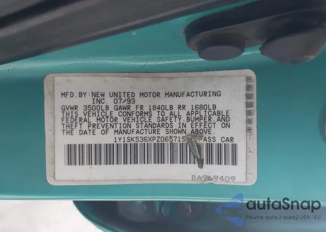 1Y1SK536XPZ065715: 42757821