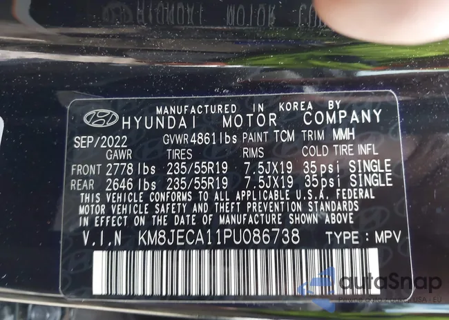 KM8JECA11PU086738: 42759136