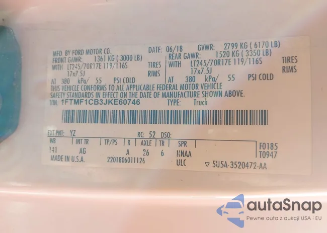 1FTMF1CB3JKE60746: 42759319