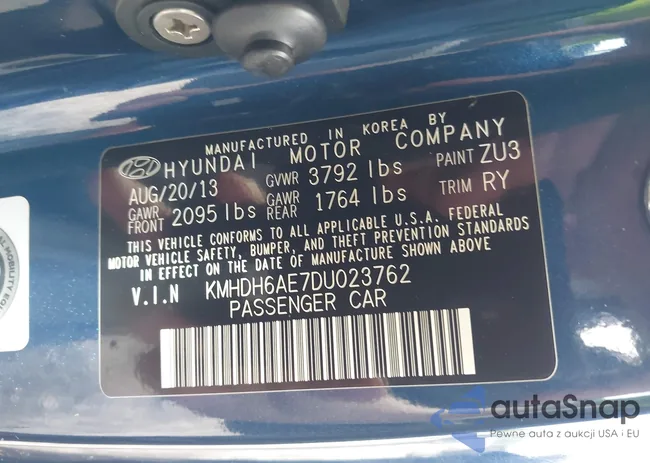 KMHDH6AE7DU023762: 42759394