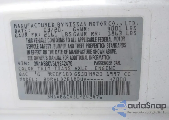 3N1AB8CV5LY242476: 42759431