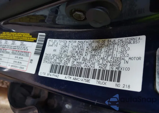 3TMJU62N36M011925: 42759447