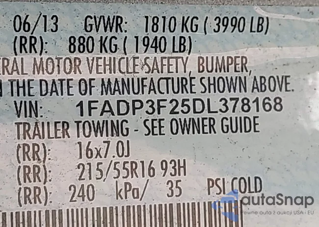 1FADP3F25DL378168: 42758953