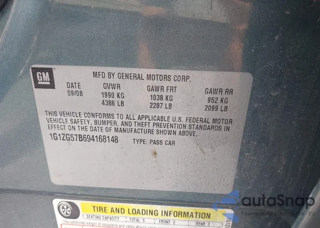 1G1ZG57B694168148: 42760256