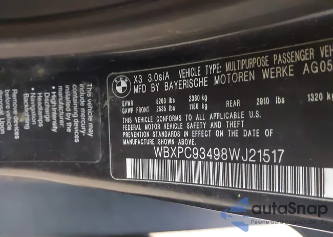 WBXPC93498WJ21517: 42760315