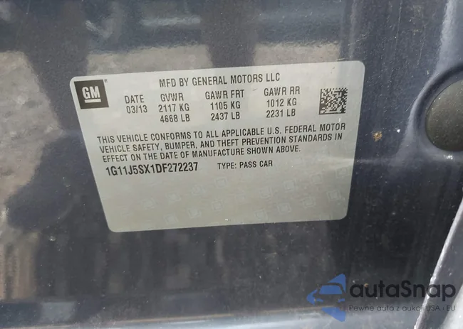 1G11J5SX1DF272237: 42760461