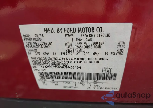 1FM5K7D83KGA06194: 42760562