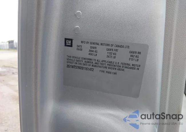 2G1WT57KX91161472: 42760631