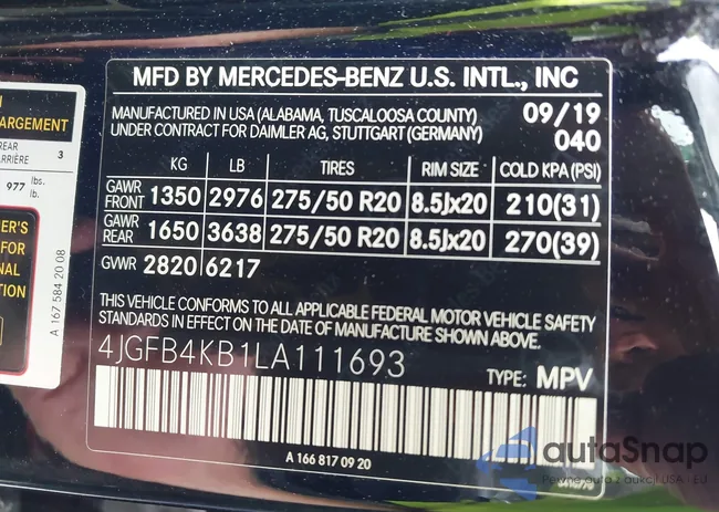 4JGFB4KB1LA111693: 42759732