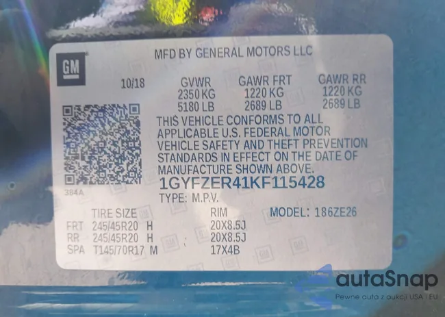 1GYFZER41KF115428: 42759936