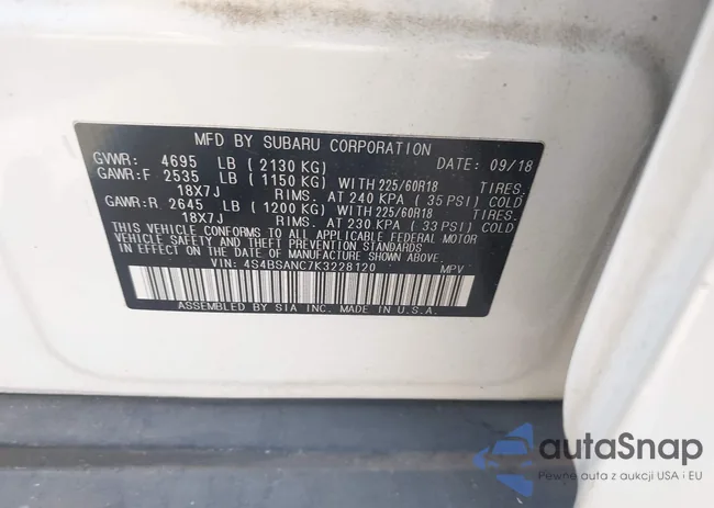 4S4BSANC7K3228120: 42760000