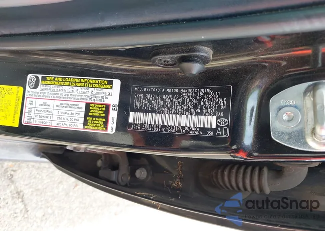 2T1BU4EE2BC740618: 42760005