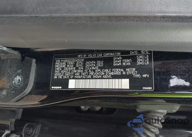 YV4902DZ2D2405330: 42761237