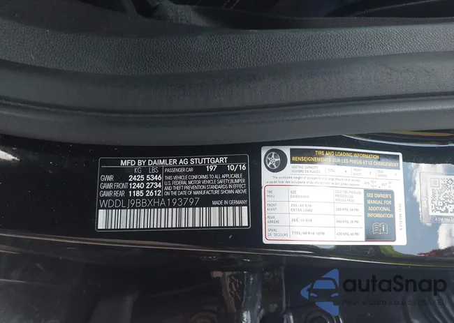 WDDLJ9BBXHA193797: 42761550