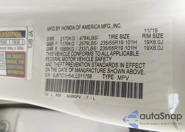 5J8TC1H54LL011758: 42761669