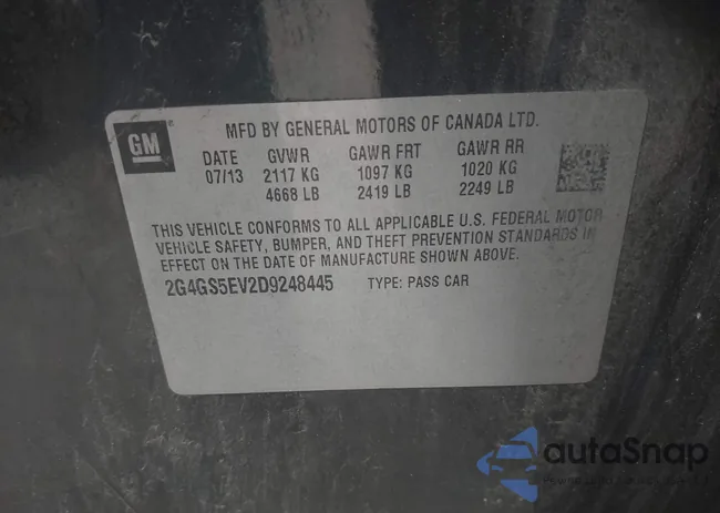 2G4GS5EV2D9248445: 42760691