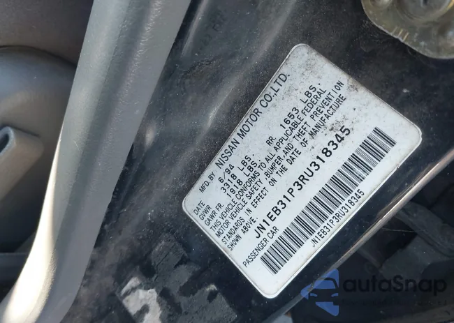 JN1EB31P3RU318345: 42762541