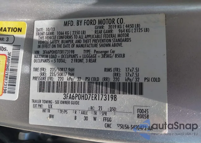 3FA6P0HD7ER173198: 42761789