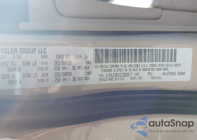 1C4RJFBG1EC589017: 42761952