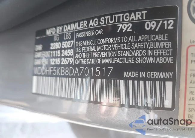 WDDHF5KB8DA701517: 42763129