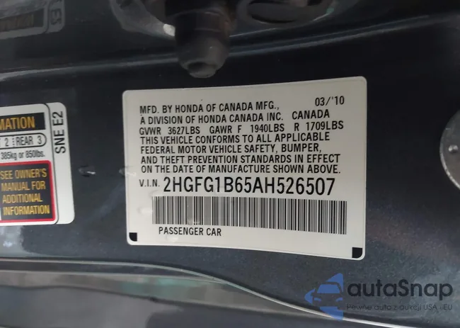 2HGFG1B65AH526507: 42763172