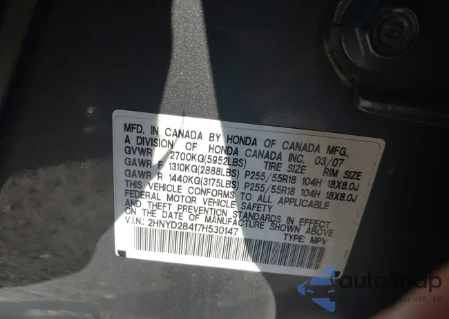 2HNYD28417H530147: 42763472